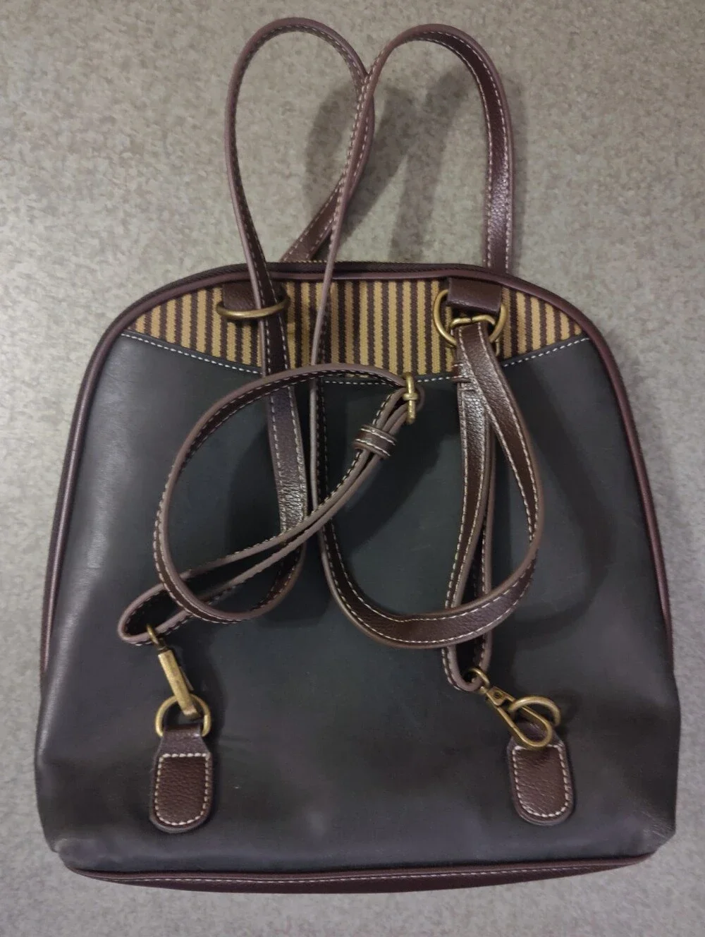CHALA Convertible Backpack Purse Horse Family Faux Leather